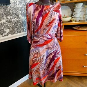 BCBG Max Azria Pink Kimono Dress, Size L